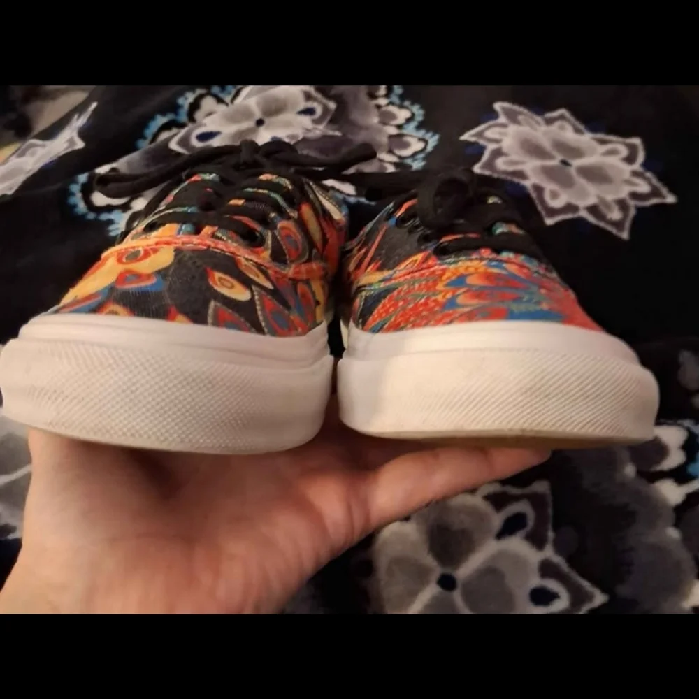 Vibrant Peacock Vans Womens 6 - Picture 5 of 8